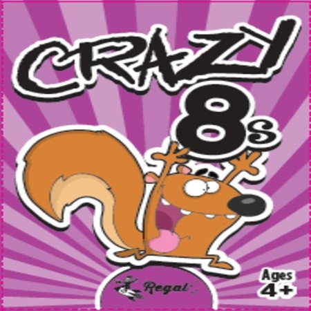 REGAL GAMES Regal Crazy 8's Children Card Game Multicolored 261